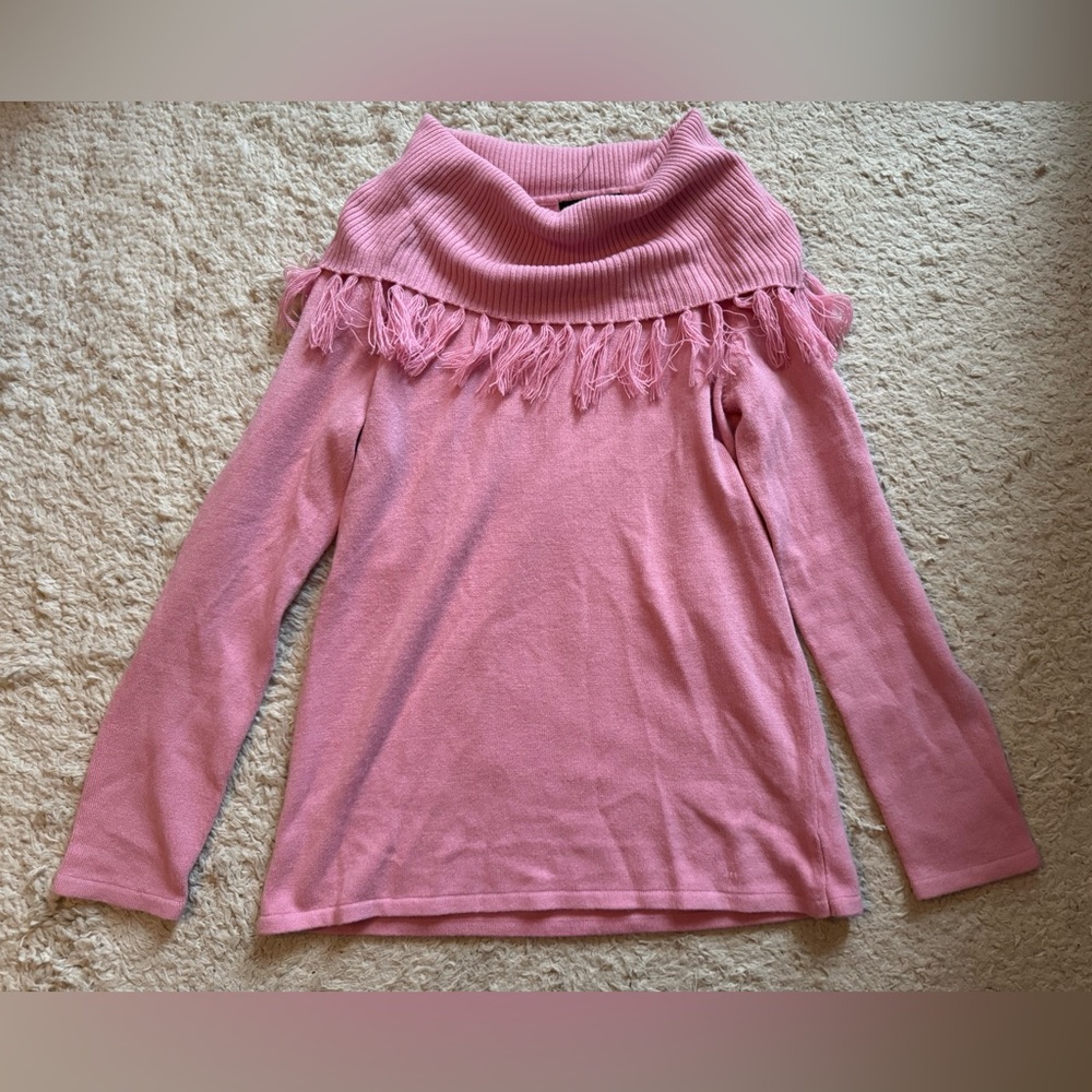 Elementz fringe sweater